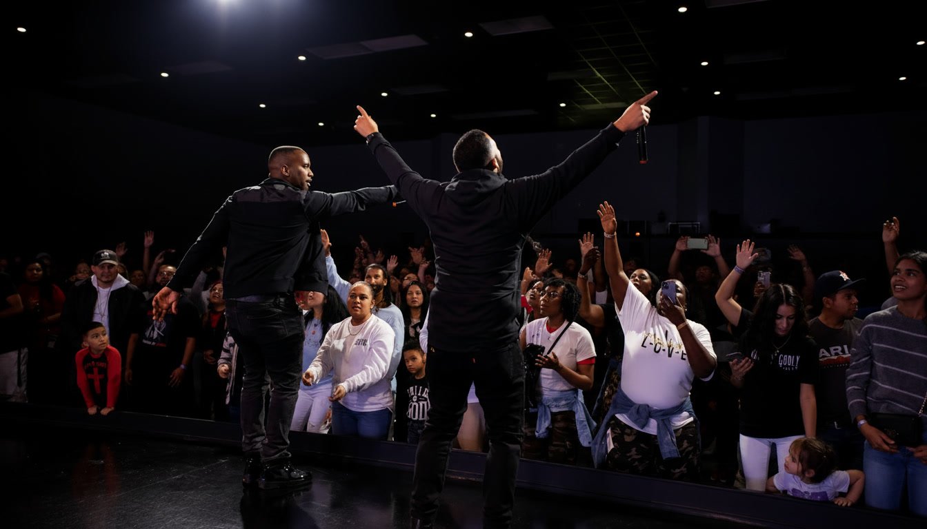 Jesus Stage worship scene